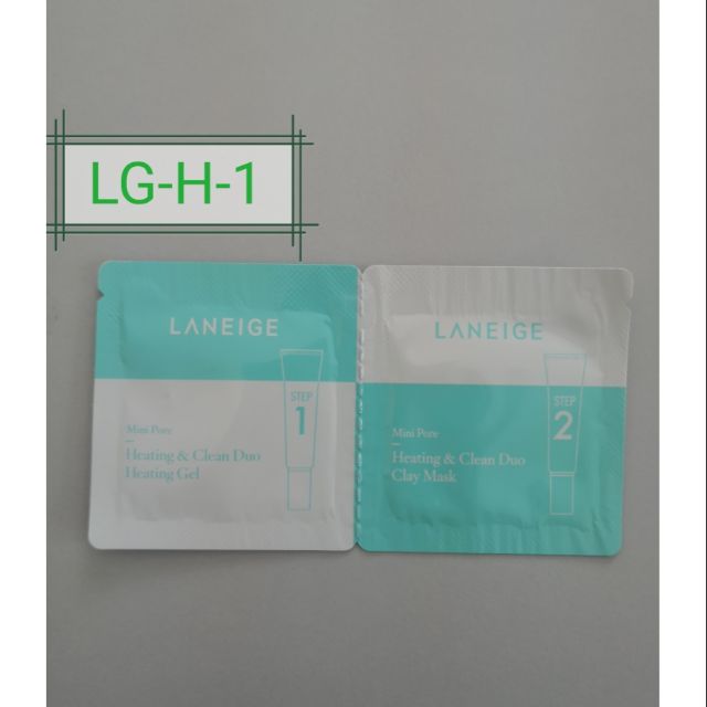 LANEIGE HEATING & CLEAN DUO HEATING GEL HEATING & CLEAN DUO CLAY MASK