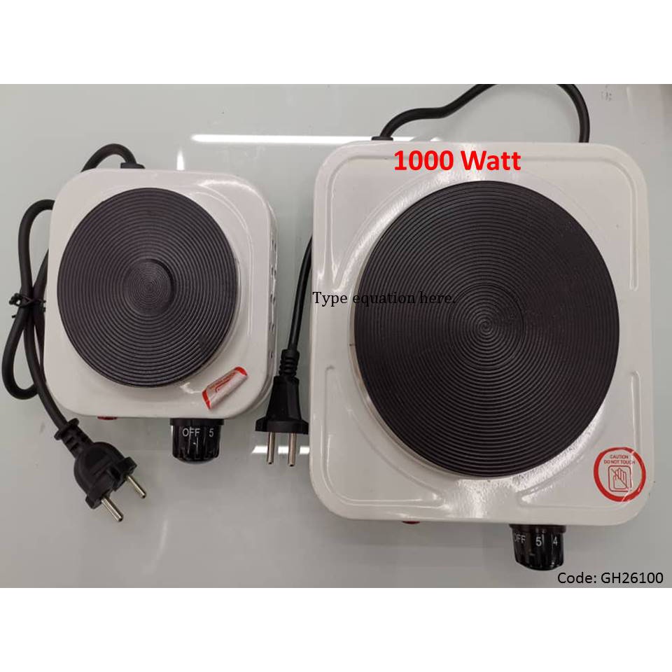Electric Stove Cooking 1000W Hot Plate Cookware(Like Gas Stove