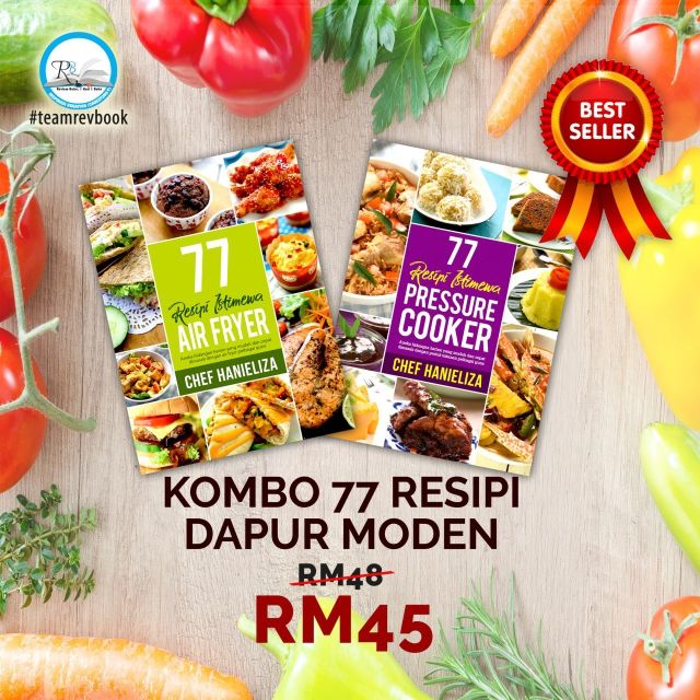 Kombo Resipi Dapur Moden (Air Fryer/Pressure Cooker/ Chef Hanieliza