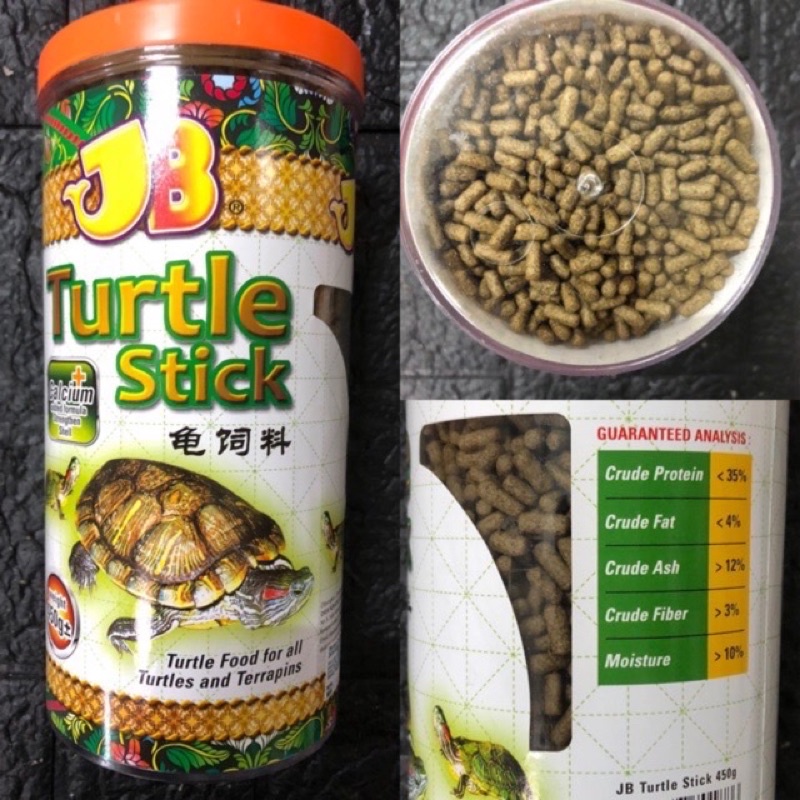 JB Turtle Food/Makanan Kura Kura/Tortoise Food/Tortoise Pellet/Turtle