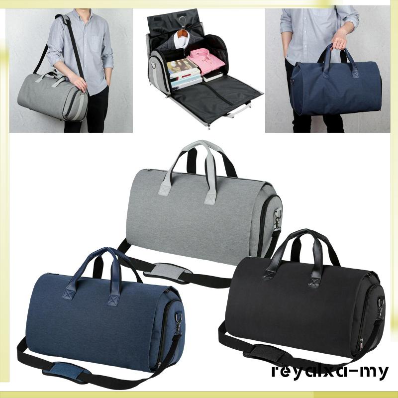 [ReyalxaMY] Travel Duffel Bag Convertible 45L Overnight Bag Portable