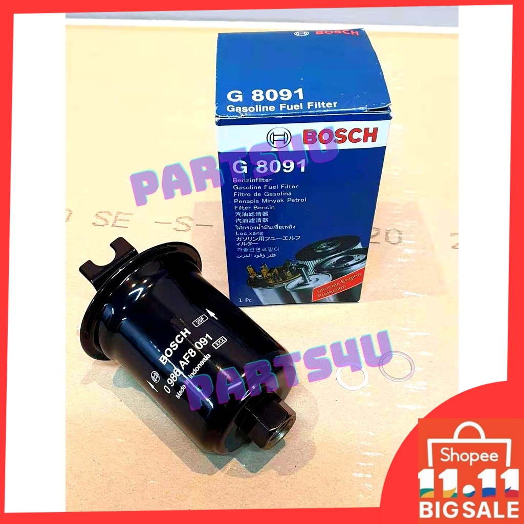 BOSCH PETROL FUEL FILTER UNTUK PROTON WIRA SATRIA 1.3 1.5 1.6 1.8