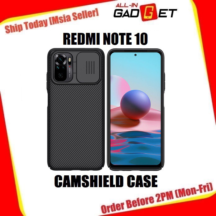 Redmi Note 10 / Note 10 Pro Original Nillkin CamShield Case Back Hard Cover Shopee Malaysia