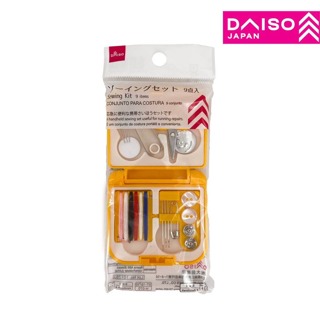 DAISO No10 Portable Sewing Set ( 9 items ) Shopee Malaysia
