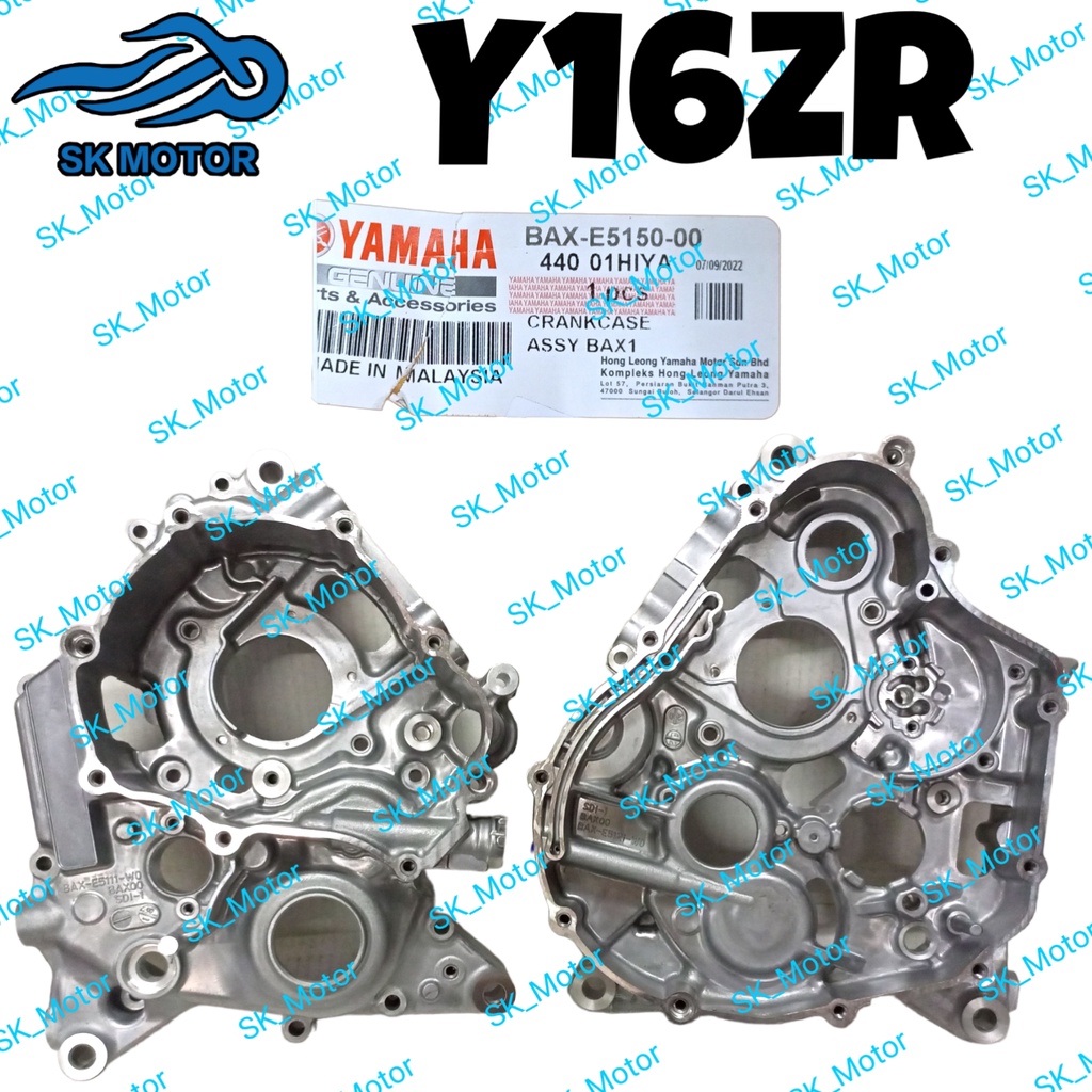 Yamaha Y16ZR Y16 Original Crankcase Crank Case Casing Set Kotak Engine