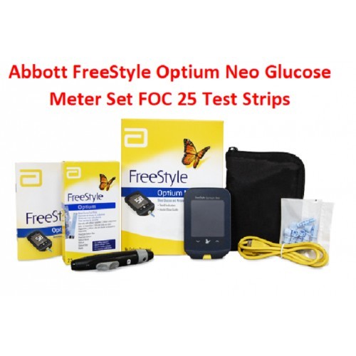 Abbott Freestyle Optium Neo Blood Glucose and Ketone Meter FOC 25