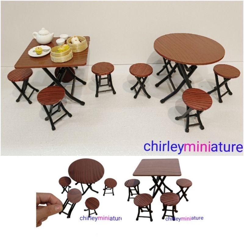 Dollhouse miniature table 1/12 / Miniature table 1/12 Shopee Malaysia