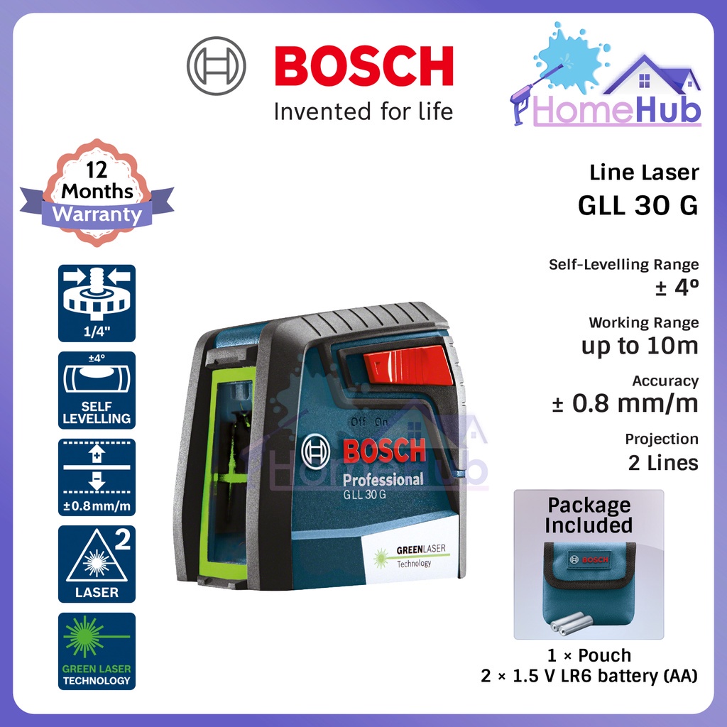 Bosch Laser Level Bosch GLL 30G Professional Lazer Light Lazer Level