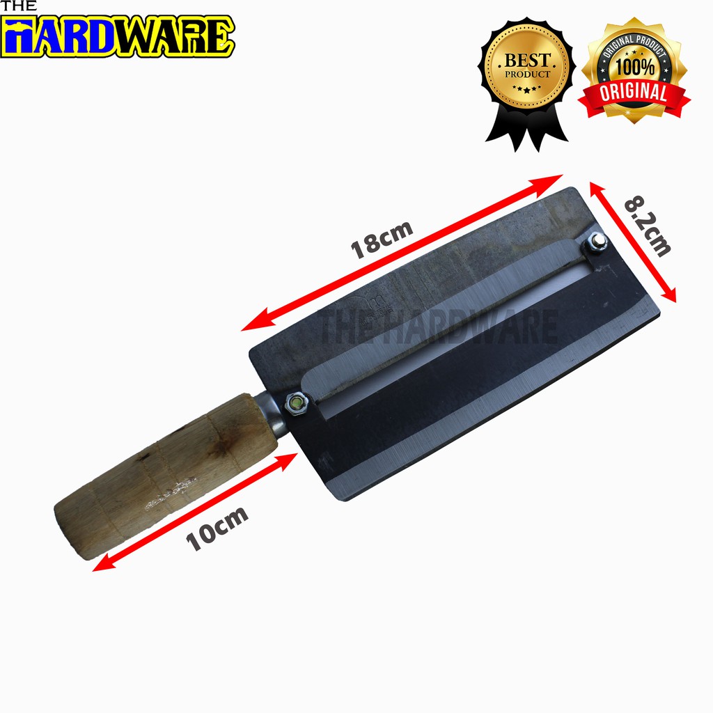 Wood Handle Sugar Cane Knife / Pineapple Skinner Peeler Knife(PISAU