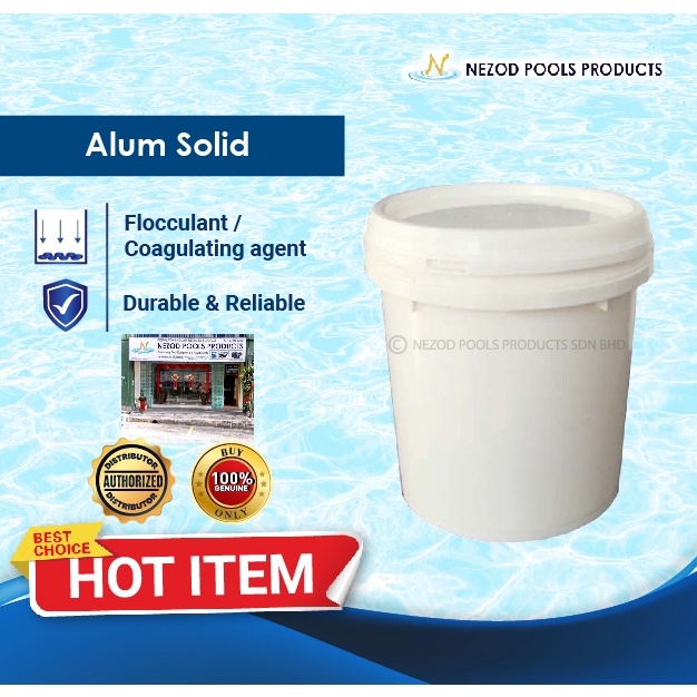 ALUM SOLID 5KG SWIMMING POOL CHEMICALS NEZOD POOLS Shopee Malaysia