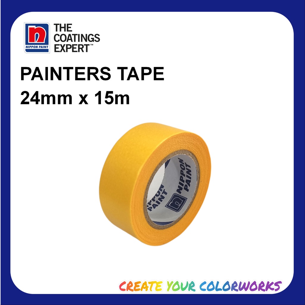 NIPPON PAINT WASHI TAPE 24MM / 36MM X 15M / PAINTER TAPE / PAINTING