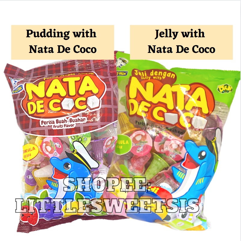 CAPTAIN DOLPHIN JELLY PUDDING WITH NATA DE COCO [13G X ±100PCS