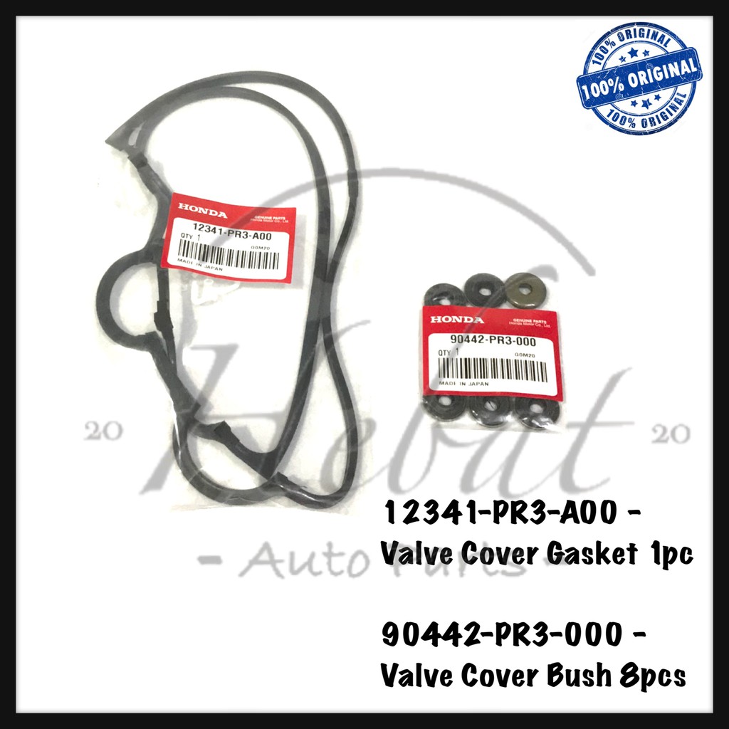 Honda Civic SR4 1.6 DOHC VTEC B16A B18C Valve Cover Gasket / Plug Seal