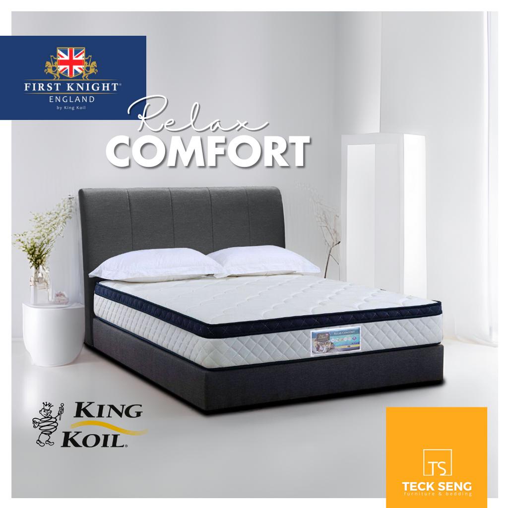 [READY STOCK] KINGKOIL First Knight MATTRESS + BEDFRAME SET / FREE