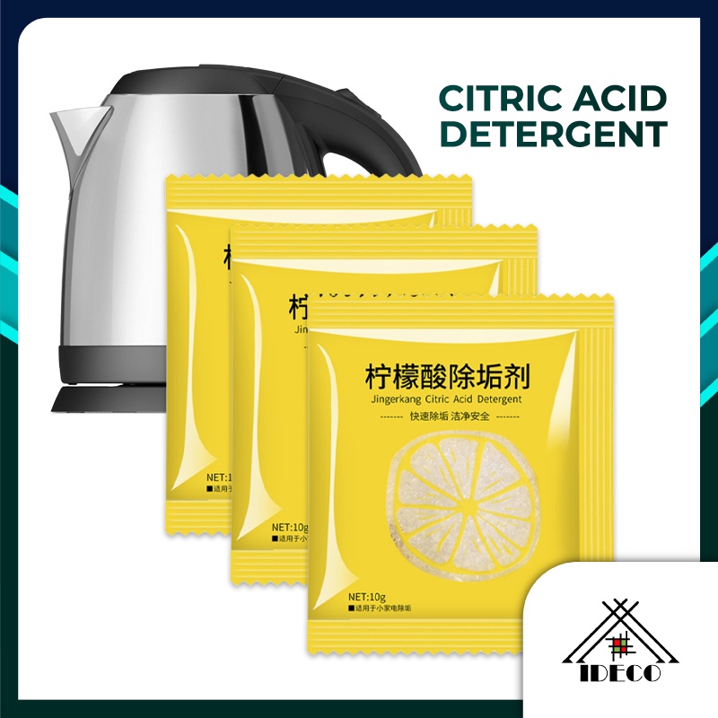 iDECO Citric Acid Detergent Cleaning Powder Inner Container Cleaner