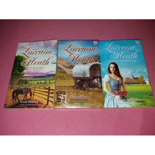 Texas trilogy series Lorraine Heath Shopee Malaysia