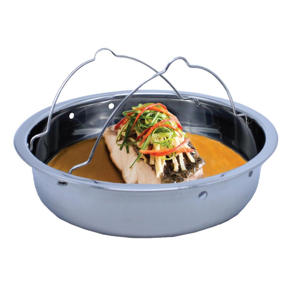 Giselle Stainless Steel Food Basket Bowl Steamer pelapik masak sup