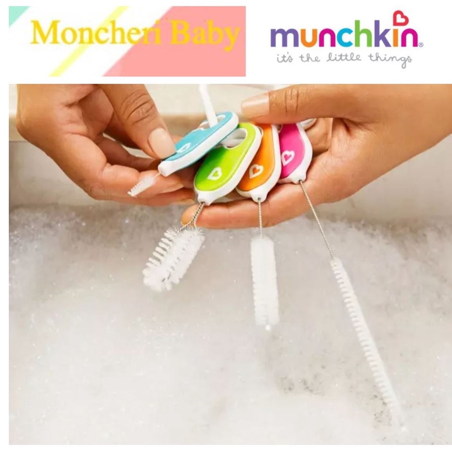 Munchkin Details Cleaning Brush Set (4 in 1) Shopee Malaysia