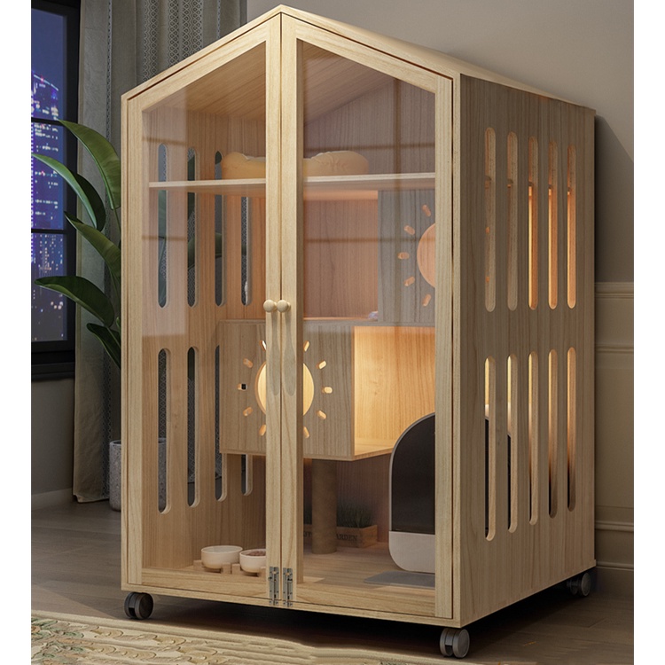 Sangkar Rumah Kucing Kayu Besar 3 4 Tingkat Large Cat Villa House