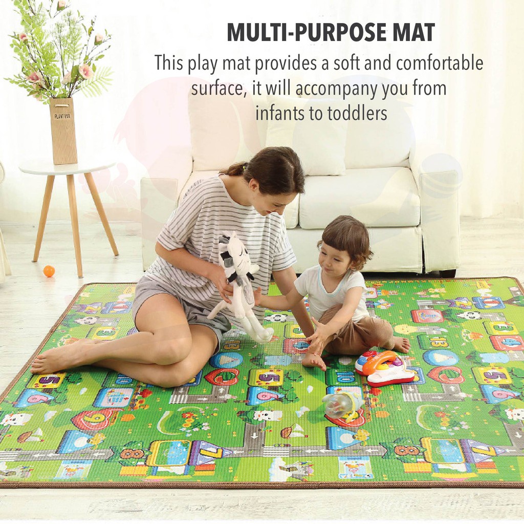 200x180 kids play tent mat cartoon play mat for baby fence playmat mat