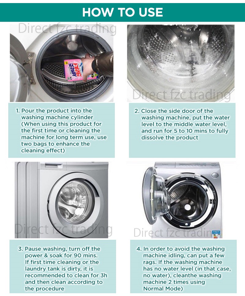 Sandokkaebi Washing Machine Cleaner Front & Top load / Pencuci Mesin Basuh Automatik /洗衣機清潔劑 (3