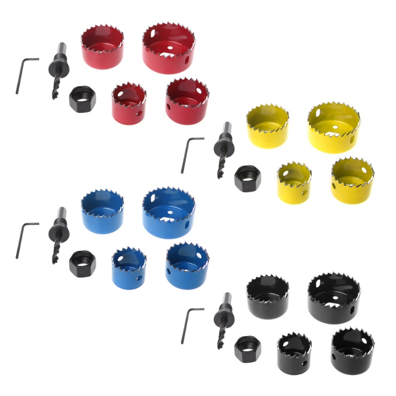 PCF* 6Pcs Hole Circular Saw Set Drill Bit Cutting Cutter Round 32mm