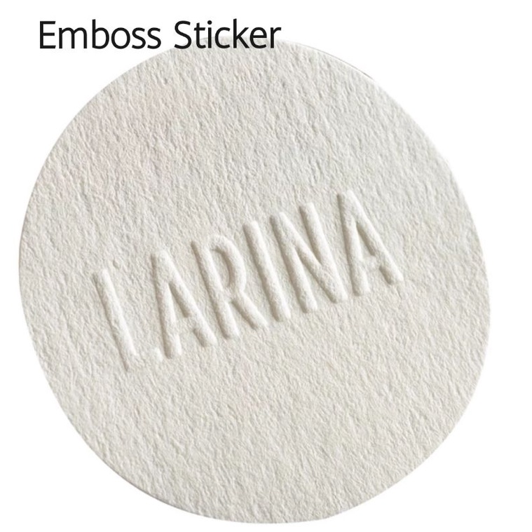 Emboss Sticker / Label Sticker /Gold Stamping Sticker Shopee Malaysia