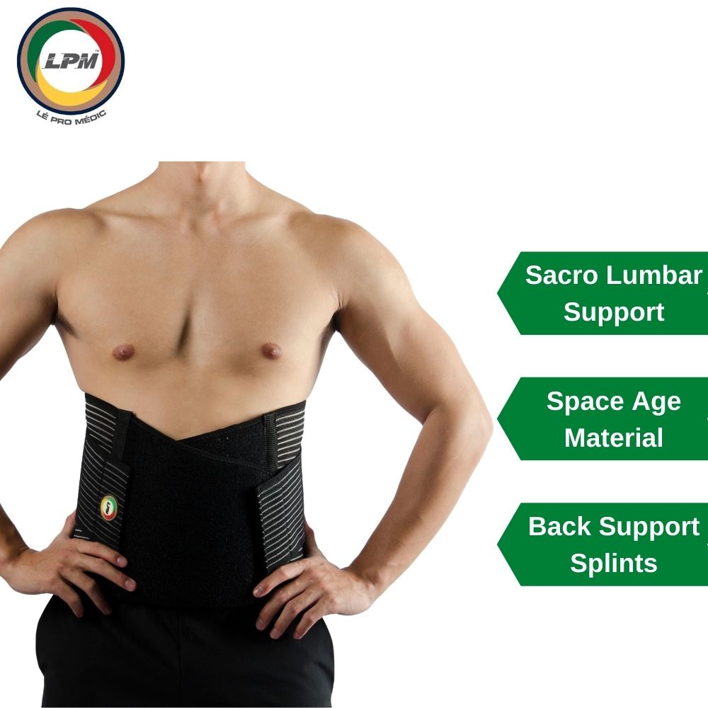 LPM Sacro Lumbar Support for Back Support Slip Disc and Back Pain LPM