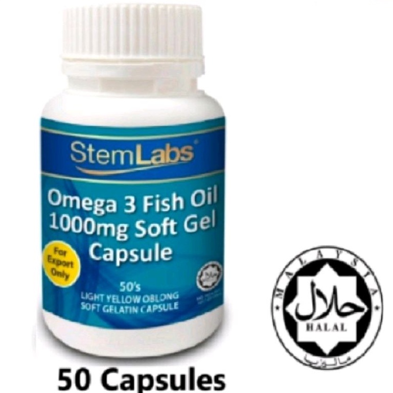StemLabs Omega 3 Fish Oil 1000mg Soft Get Capsule 50's Shopee Malaysia