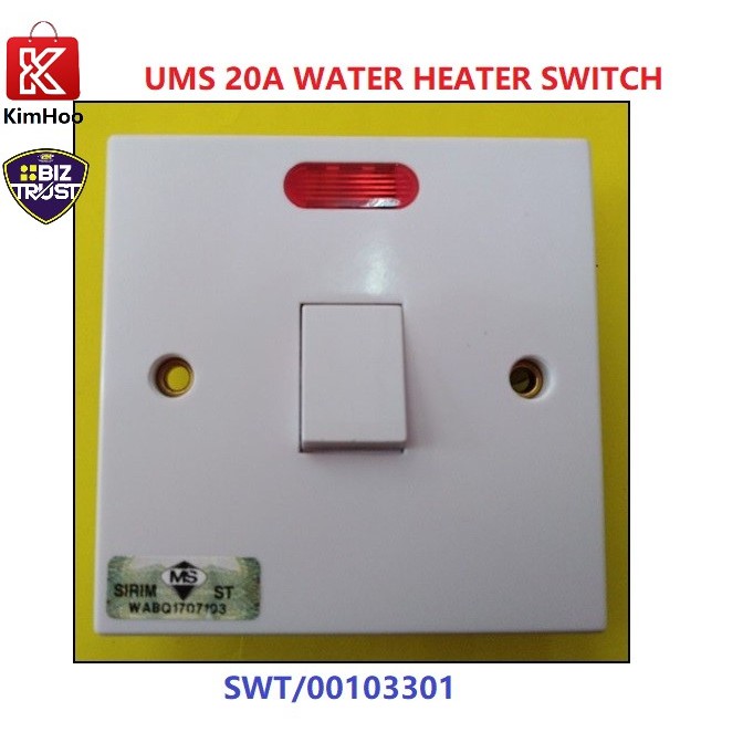 High Quality Double Pole Water Heater Switch NEON (WHH220N) Shopee