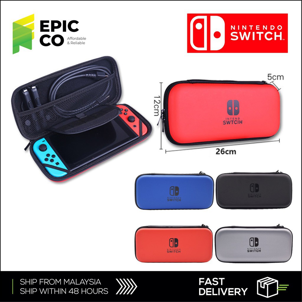 Nintendo Switch Hard Carry Case Deluxe Travel Tough EVA Pouch Storage