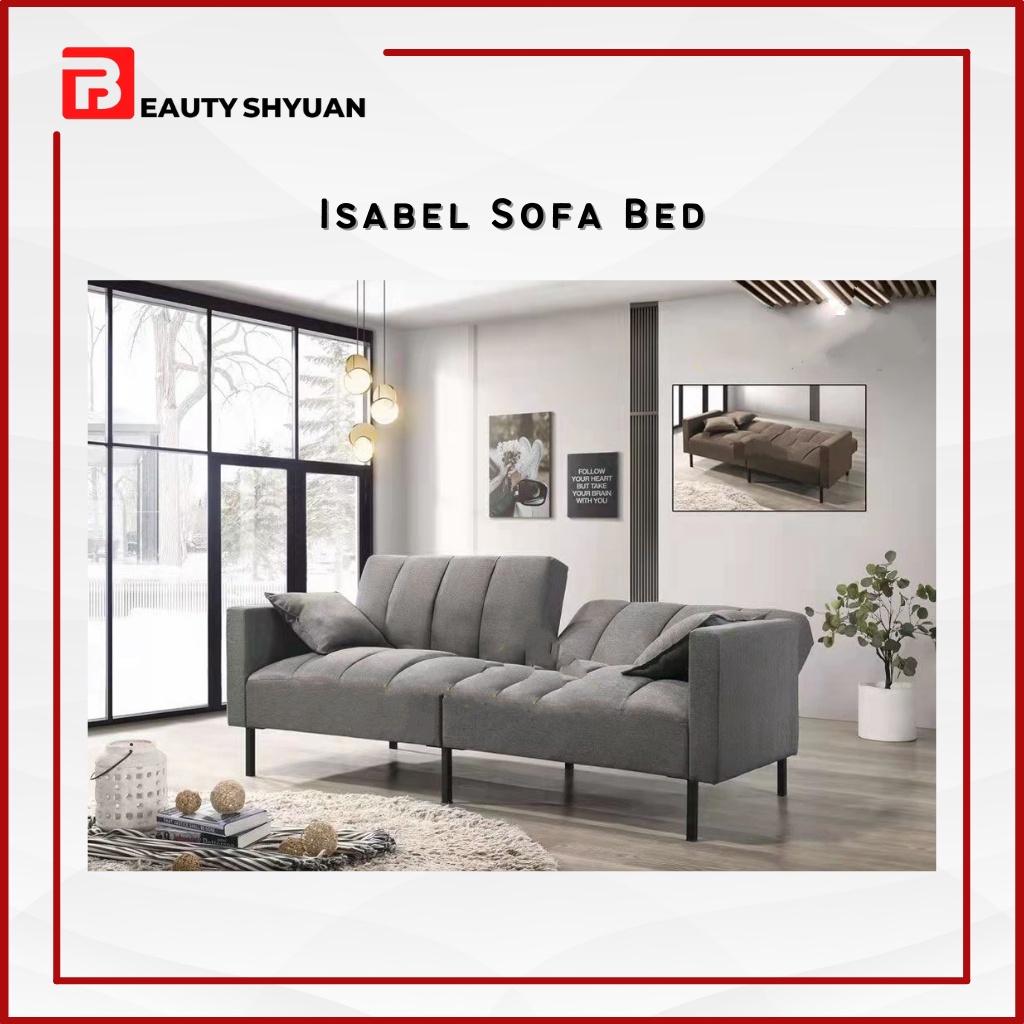 [FREE 2 PILLOW] ISEBEL Sofa 4 Seater Sofa Bed Recliner Sofa Murah