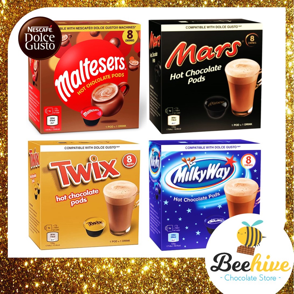 Nescafe Dolce Gusto Hot Chocolate Pods Collection 8 Capsule 100g