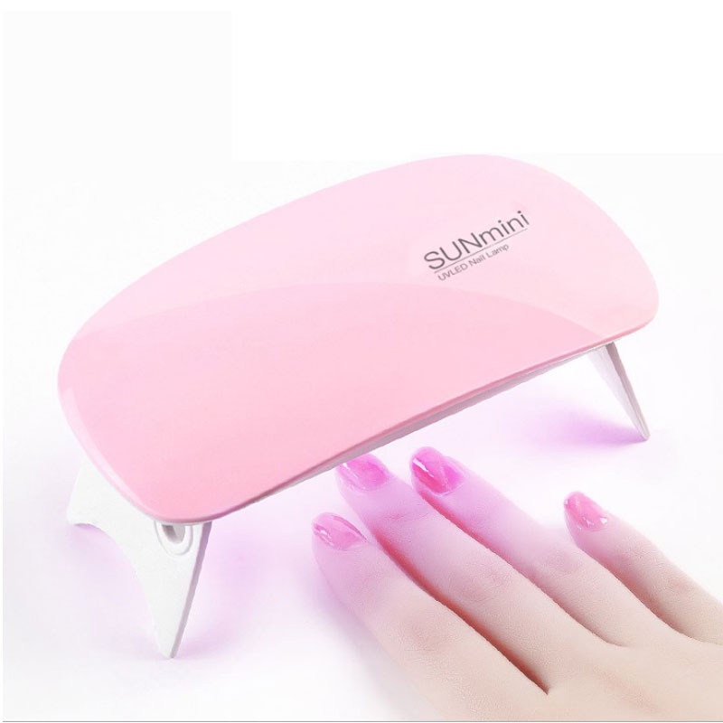 6 LED Mini Nail Lamp For Drying Nails Machine Home Use Lamp For Nail