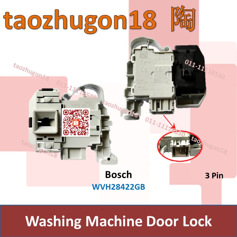 Bosch Washing Machine Door Switch Lid Lock Mesin Basuh Suis Pintu
