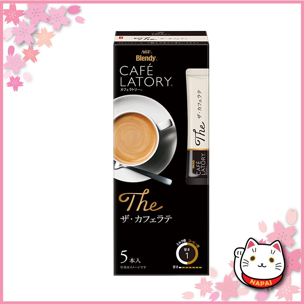 【Direct from Japan】AGF Blendy Cafe Latry The Cafe Latte 10g x 5 sticks Japan Instant coffee【Made