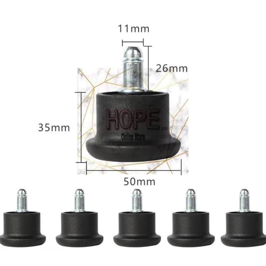 Office Chair Stopper 1 set 5pcs Shopee Malaysia