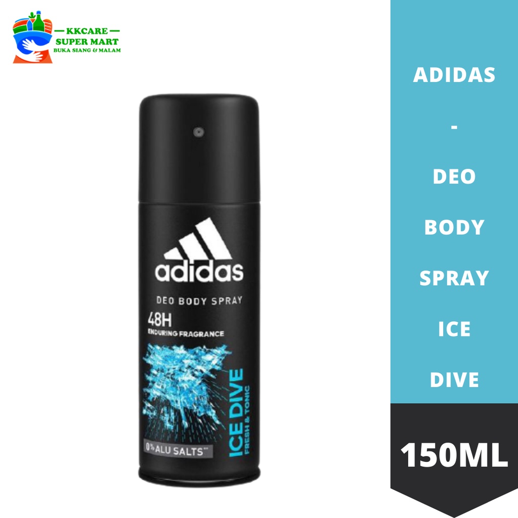 adidas Deo Body Spray / Ice Dive Fresh & Tonic 150ML Shopee Malaysia
