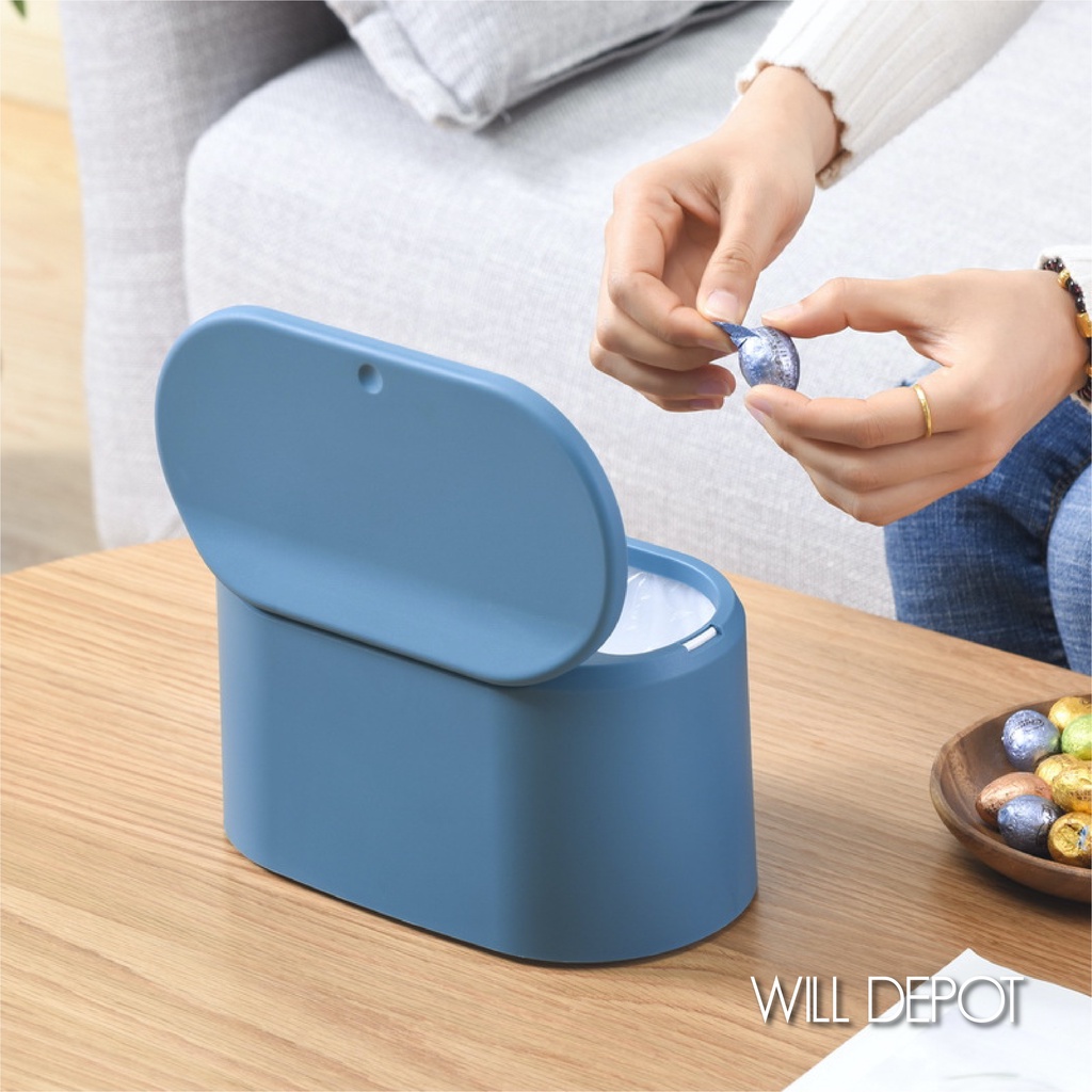 Cute Recycle Bin Rubbish Bin Dressing Table Mini Bin Trash Can Garbage