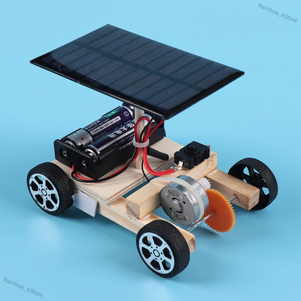 Solar Car Toys Robot Kit Diy Assemble Toy Set Solar Powered Car Kit