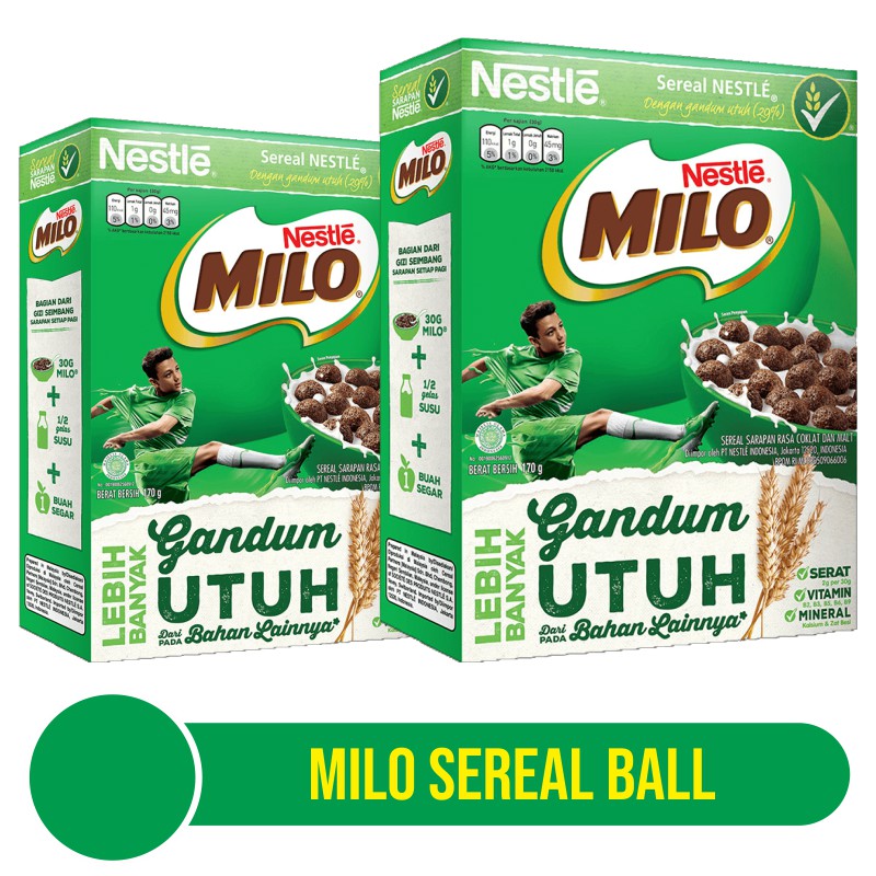 Milo Cereal Ball 300Gr/170gr Box Packaging Shopee Malaysia