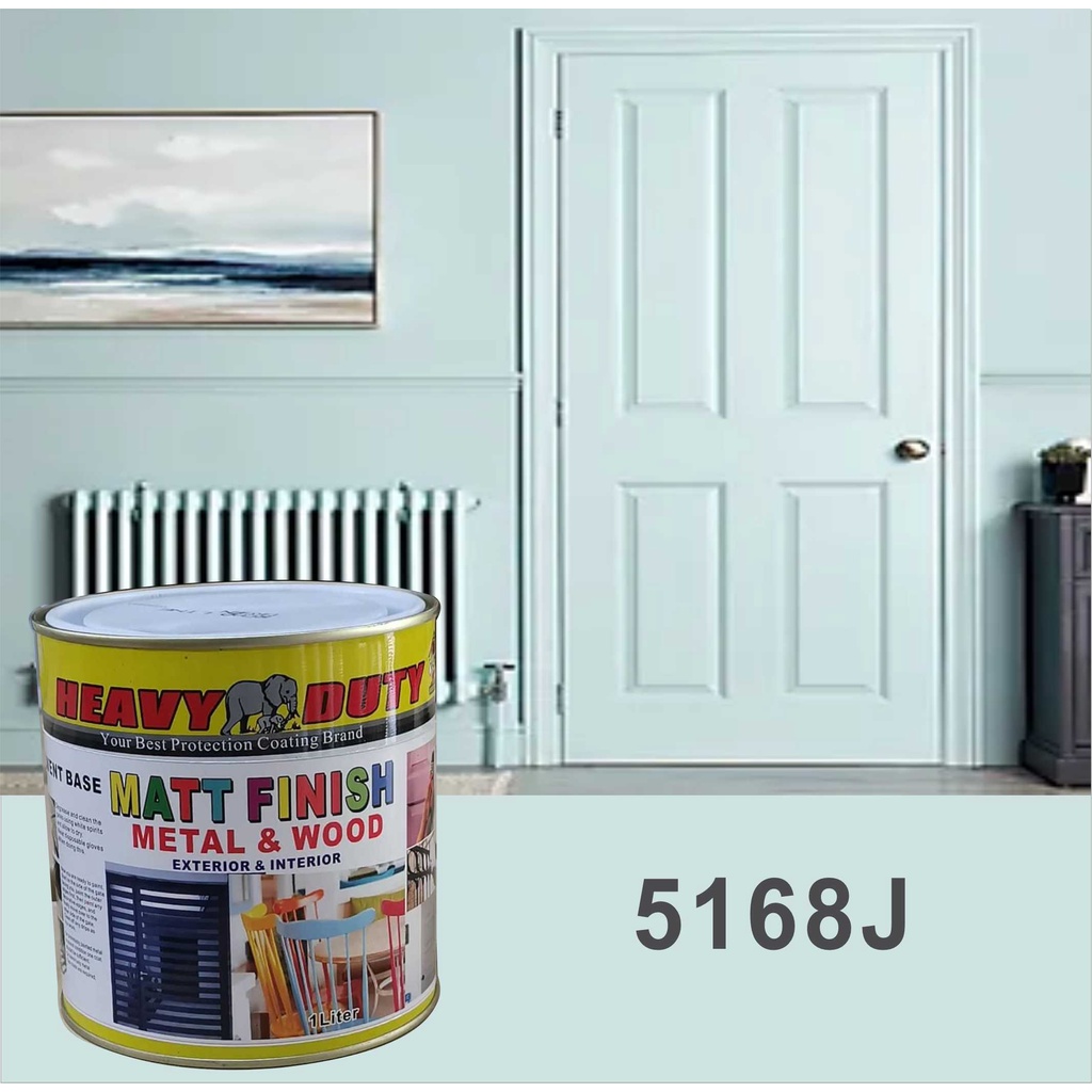 5L ( MATT FINISH ENAMEL ) HEAVY DUTY PAINT HIGH ENAMEL PAINT FOR WOOD