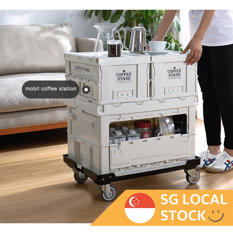 Japan SHIMOYAMA Foldable Collapsible Storage Box Car Trunk Folding