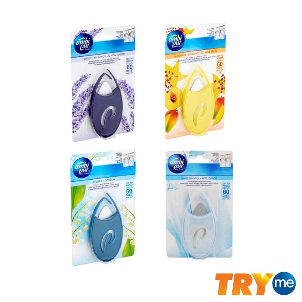 Ambi Pur Mini Air Freshener Closet Fresh 4.5ml 4 Variants Shopee