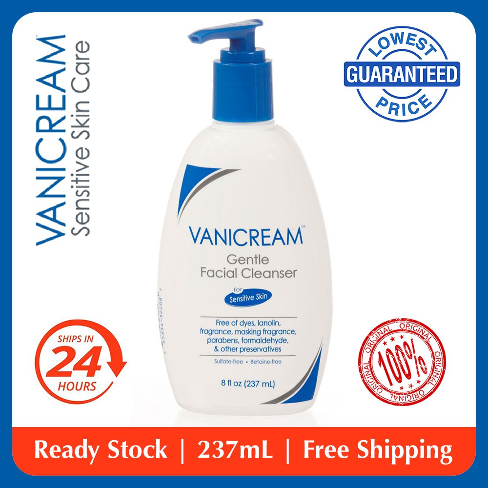Vanicream Gentle Facial Cleanser w Pump Dispenser Vanicream Cleansing