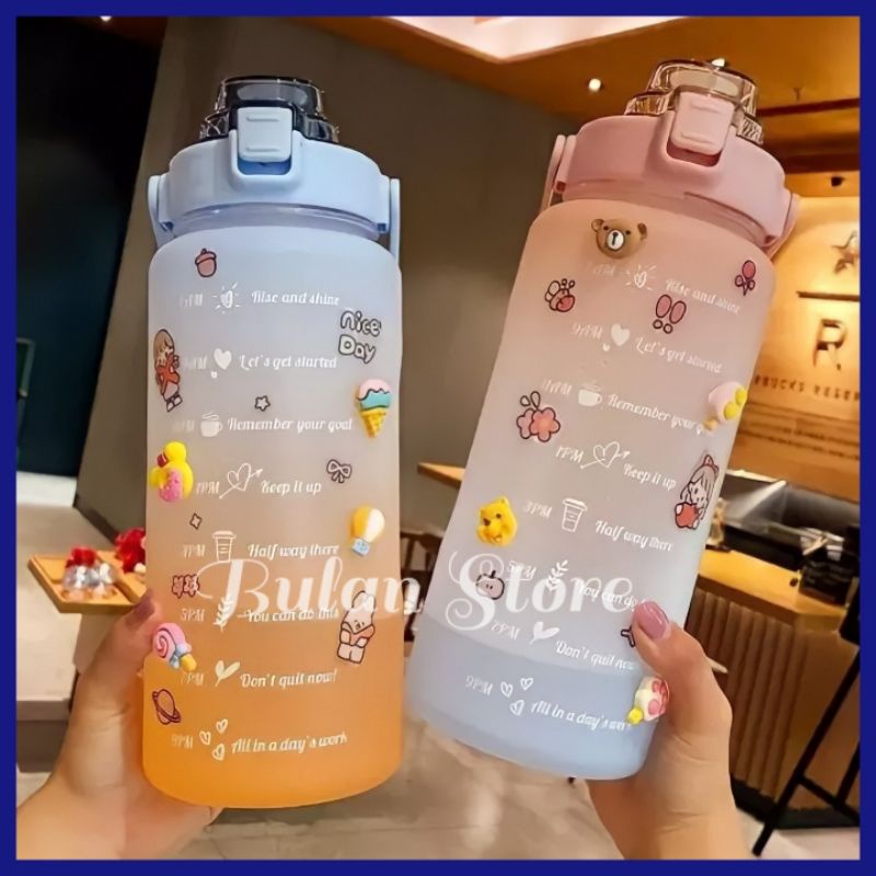 Jumbo 2 Liter Drinking Bottle Bpa free 2 Liter Drinking Place Viral Tik