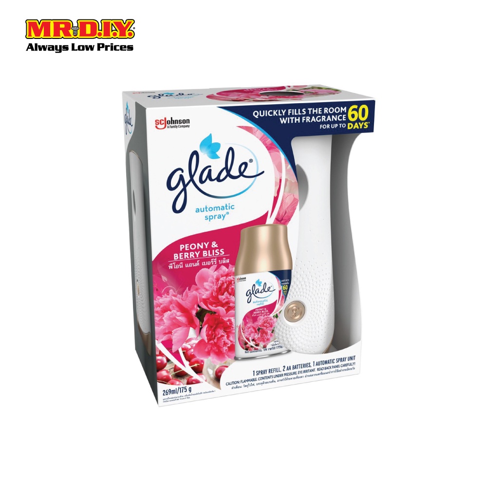 SC JOHNSON Glade Automatic Spray Kit Peony and Berry Bliss Shopee