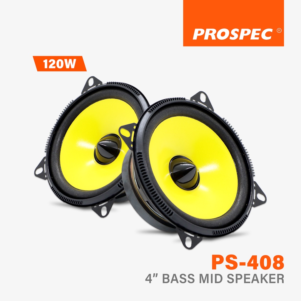 PROSPEC PS408 4" Bass Mid Speaker 120W PROSPEC Speaker Bass Mid 4