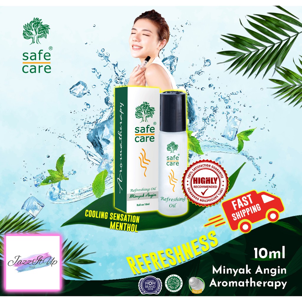 (Bundle's) Safe Care Refreshing Oil Minyak Angin Aromatherapy Roll On