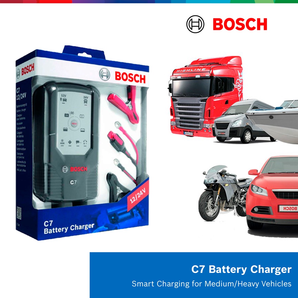 Bosch C7 Battery Charger for Medium Heavy Vehicles 018999907M